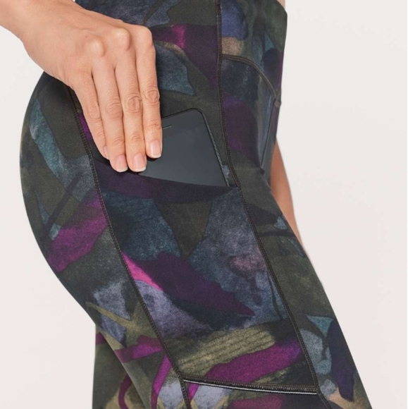 Lululemon Speed Up Tight On Luxtreme In Aura Dark Chome 28" Size 6 - Picture 5 of 7